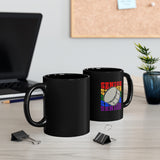 Senior Rainbow - Bass Drum - 11oz Black Mug