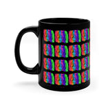 Vintage Rainbow Cloud - Cymbals - 11oz Black Mug - Pattern