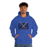 Senior 2023 - Black Lettering - Drumsticks - Hoodie