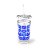 Vintage Blue Cloud - Drumsticks - Suave Acrylic Cup - Pattern