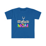 Band Mom - Tie Dye - Quads - Unisex Softstyle T-Shirt