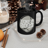 Senior 2023 - White Lettering - Bass Drum - 11oz Black Mug