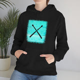 Vintage Turquoise Wood - Drumsticks - Hoodie