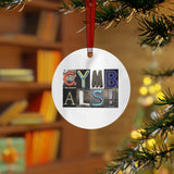 Cymbals - Artsy Alphabet - Metal Ornament