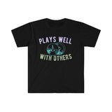 Plays Well With Others - Cymbals - Unisex Softstyle T-Shirt