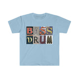 Bass Drum - Artsy Alphabet - Unisex Softstyle T-Shirt