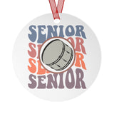 Senior Retro - Bass Drum - Metal Ornament