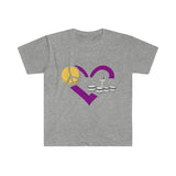 Peace, Love, Quads - Unisex Softstyle T-Shirt