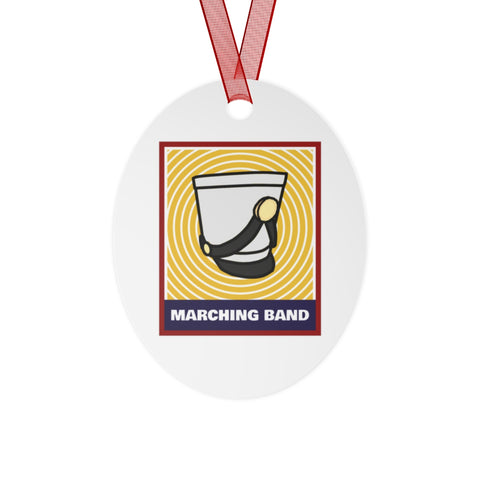 Marching Band - Stamp - Metal Ornament