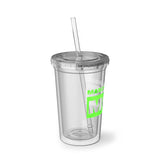 Marching Band Mom - Green - Suave Acrylic Cup