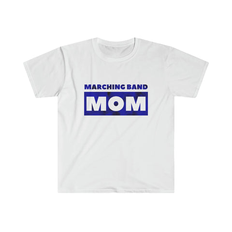 Marching Band Mom - Dark Blue - Unisex Softstyle T-Shirt