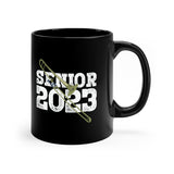 Senior 2023 - White Lettering - Trombone - 11oz Black Mug