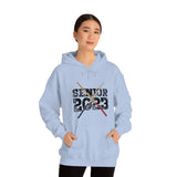 Senior 2023 - Black Lettering - Drumsticks - Hoodie