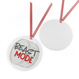 Beast Mode - Bass Drum - Metal Ornament