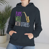 Plays Well With Others - Alto Sax - Hoodie
