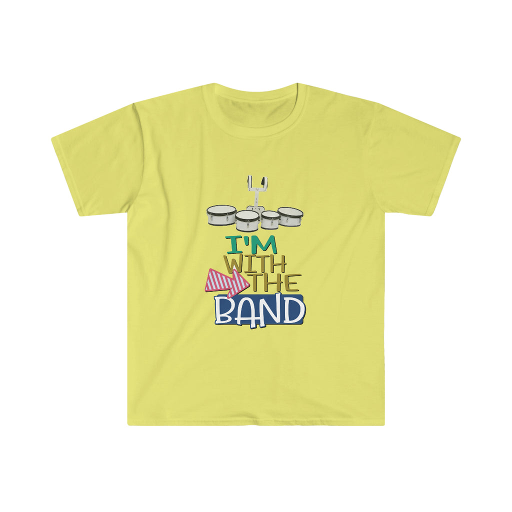 I'm With The Band - Quads - Unisex Softstyle T-Shirt