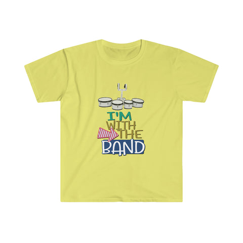 I'm With The Band - Quads - Unisex Softstyle T-Shirt