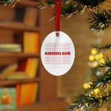 Marching Band - Retro - Red - Metal Ornament