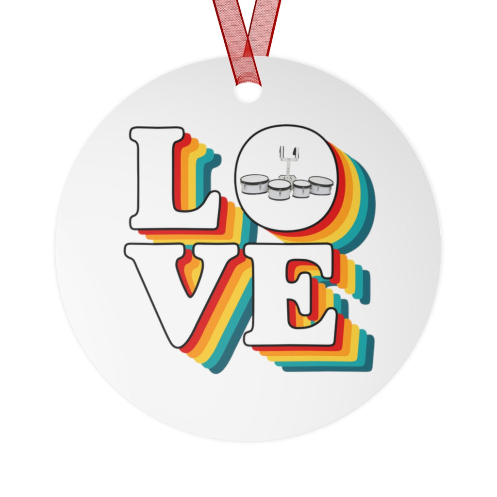 LOVE - Quads/Tenors - Metal Ornament