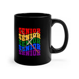 Senior Rainbow - Drumsticks - 11oz Black Mug