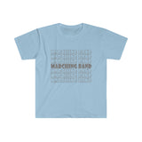 Marching Band - Retro - Gray - Unisex Softstyle T-Shirt