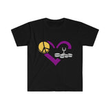 Peace, Love, Quads - Unisex Softstyle T-Shirt